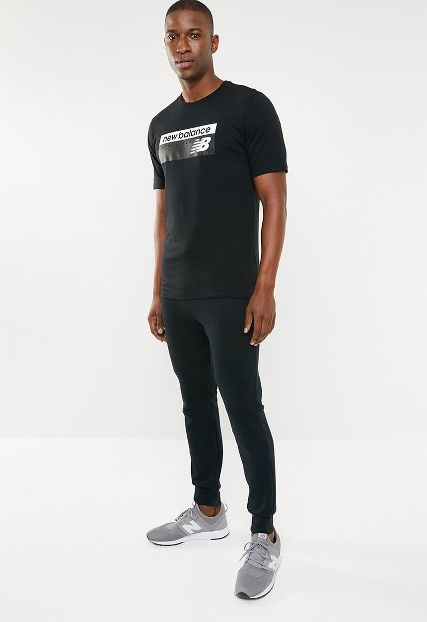 New Balance  - NB athletics banner tee - black