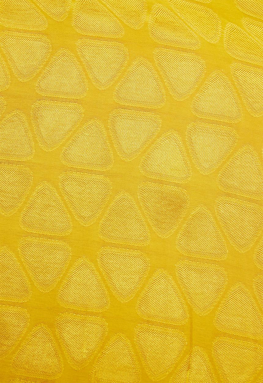MANGO - Jacquard textured blouse - yellow