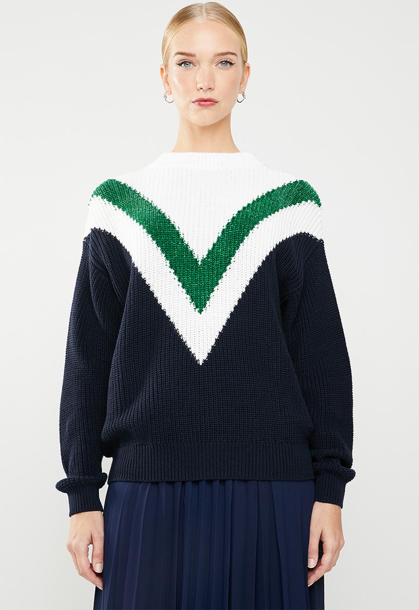 MANGO - Tricolour knit - multi