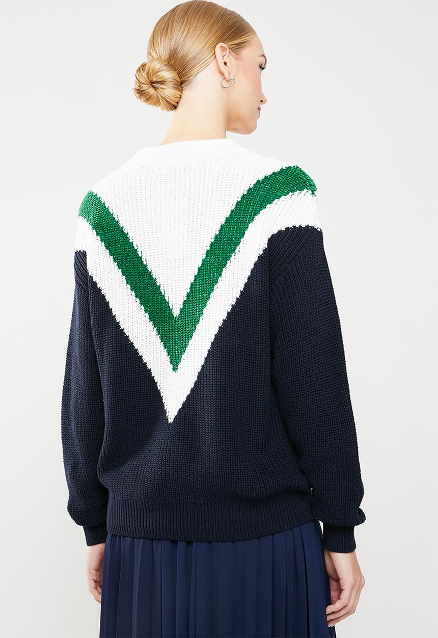 MANGO - Tricolour knit - multi