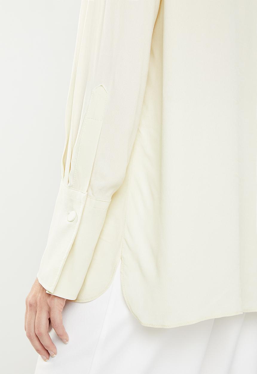MANGO - Shoulder button blouse - neutral