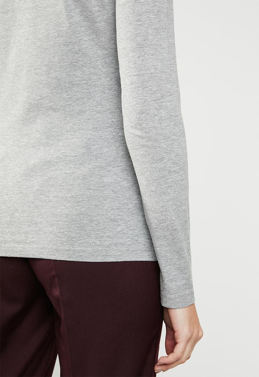 MANGO - Long sleeve T-shirt - grey