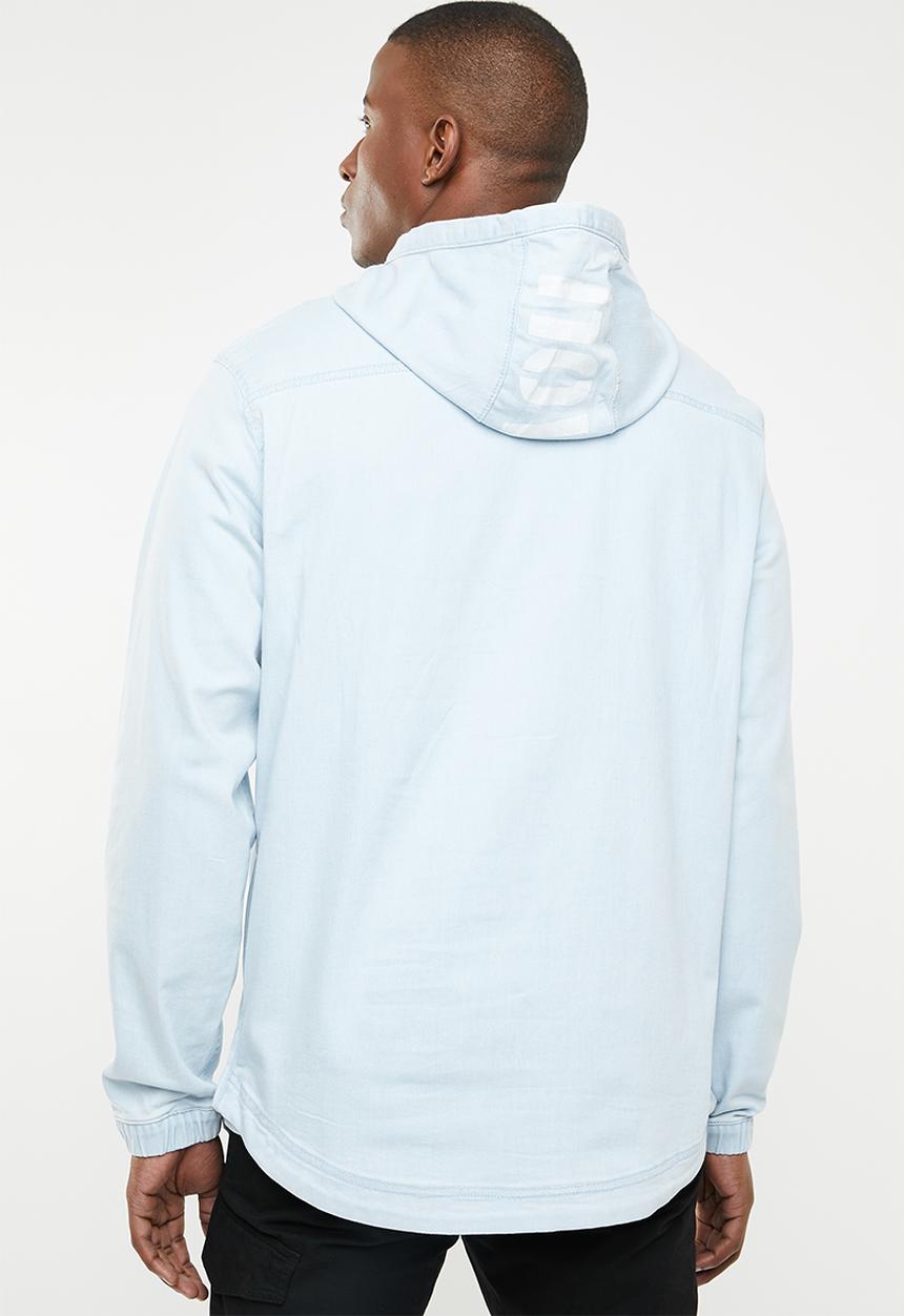 Jack & Jones - Jcodenim anorak  denim- blue