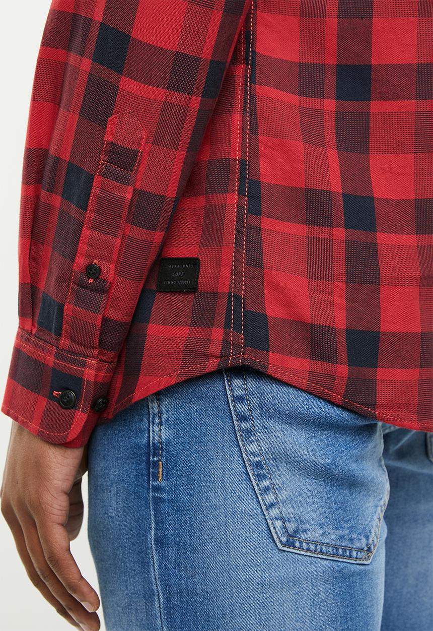Jack & Jones - Tour worker shirt - red