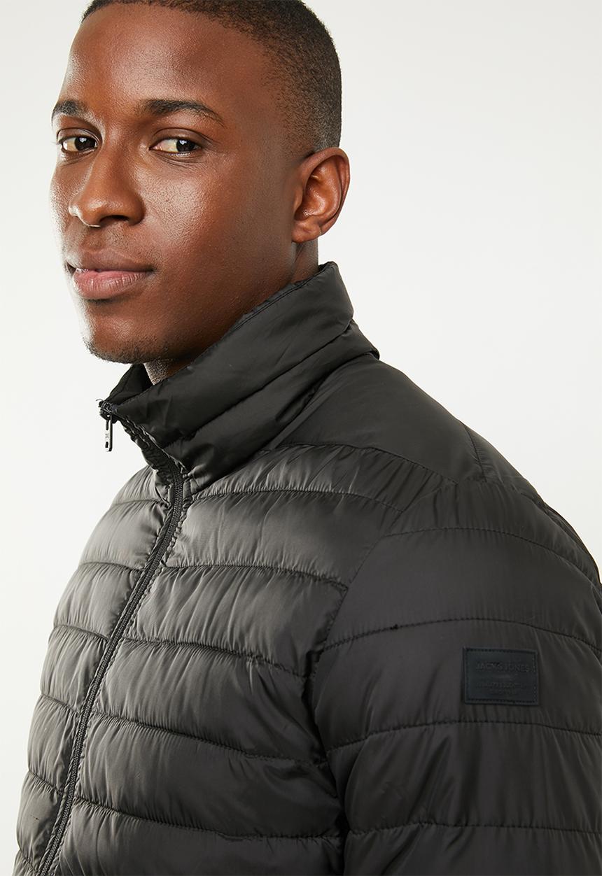 Jack & Jones - Chicago puffer jacket - black