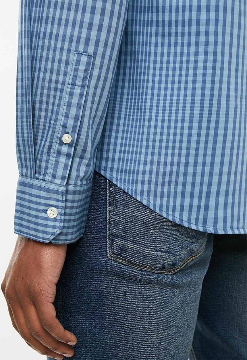 STYLE REPUBLIC - Button-up long sleeve shirt - blue