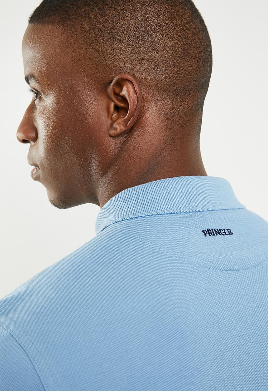 Pringle of Scotland - St Augustine polo - blue