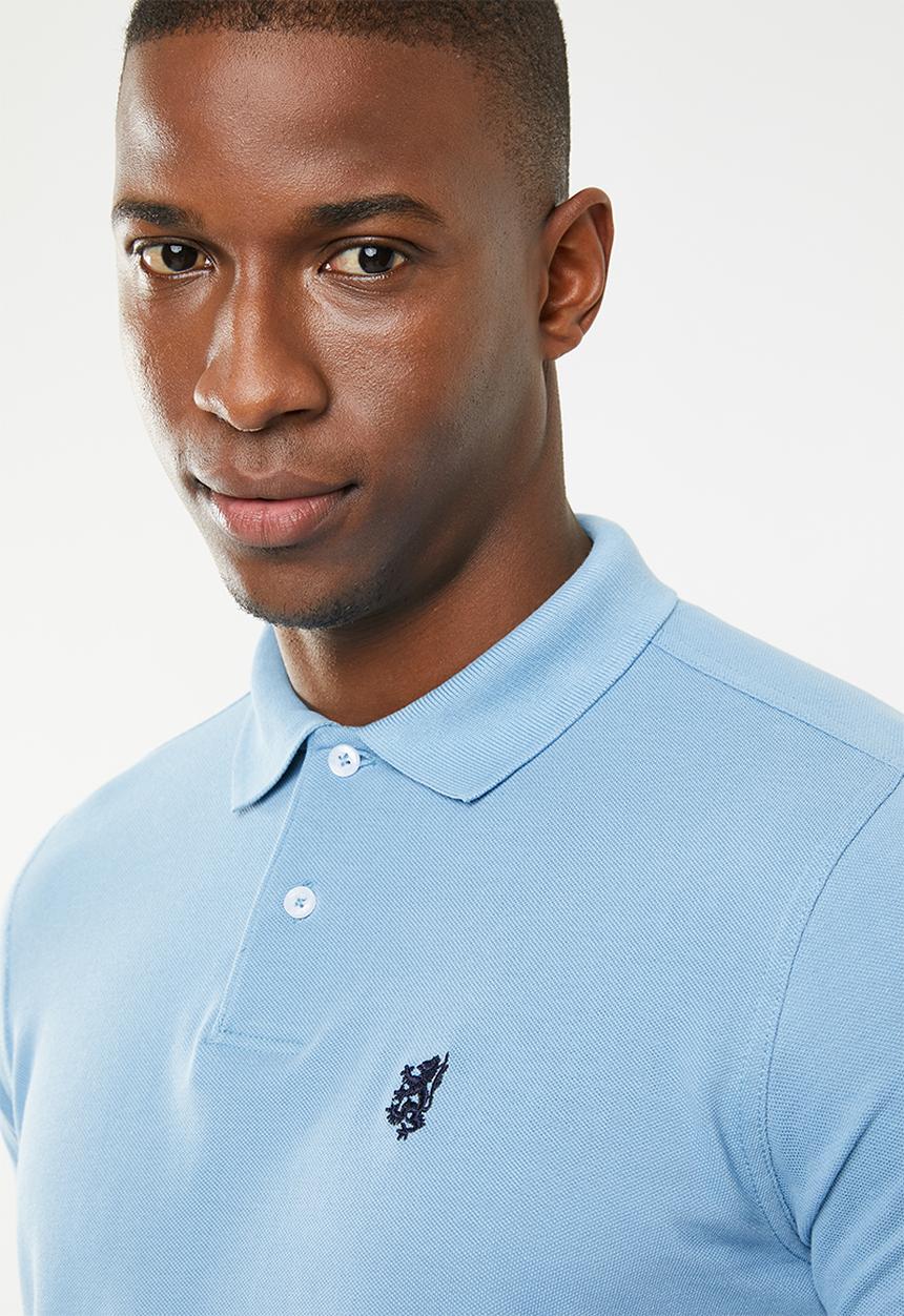 Pringle of Scotland - St Augustine polo - blue