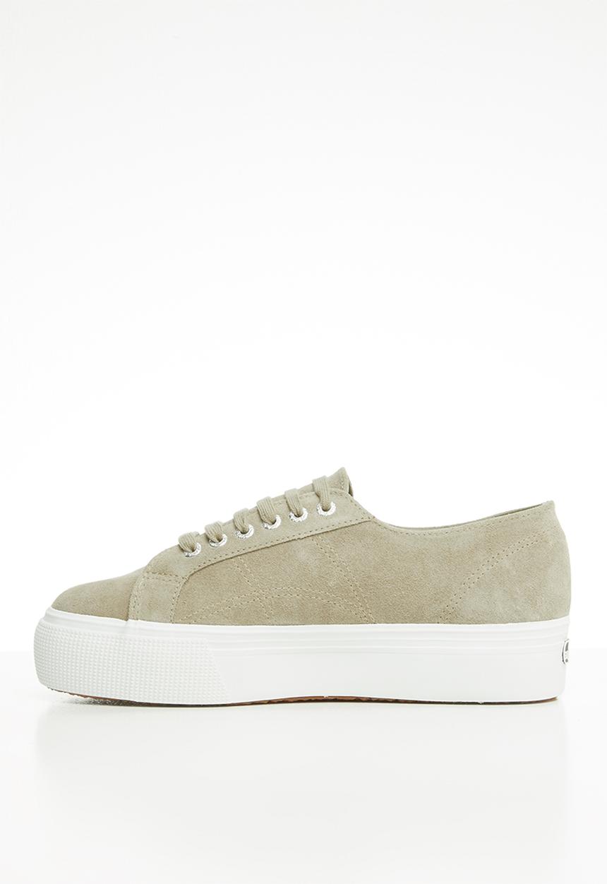 SUPERGA - 2790 Full suede flatform wedge - beige sand