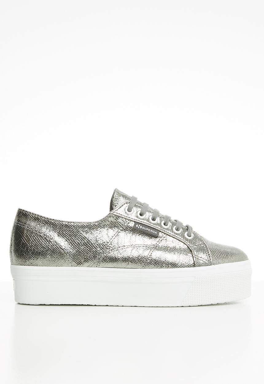 SUPERGA - 2790 Synthetic metallic snake - grey dk