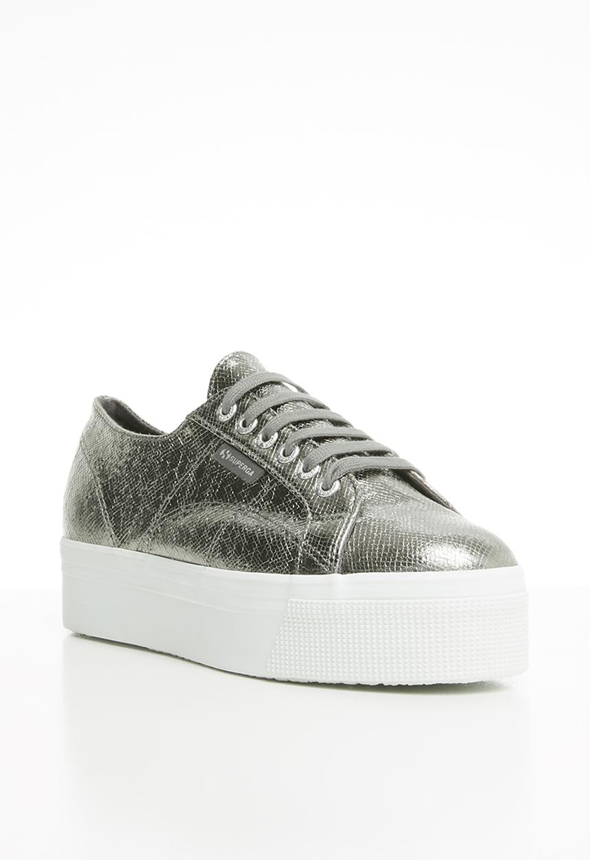 SUPERGA - 2790 Synthetic metallic snake - grey dk