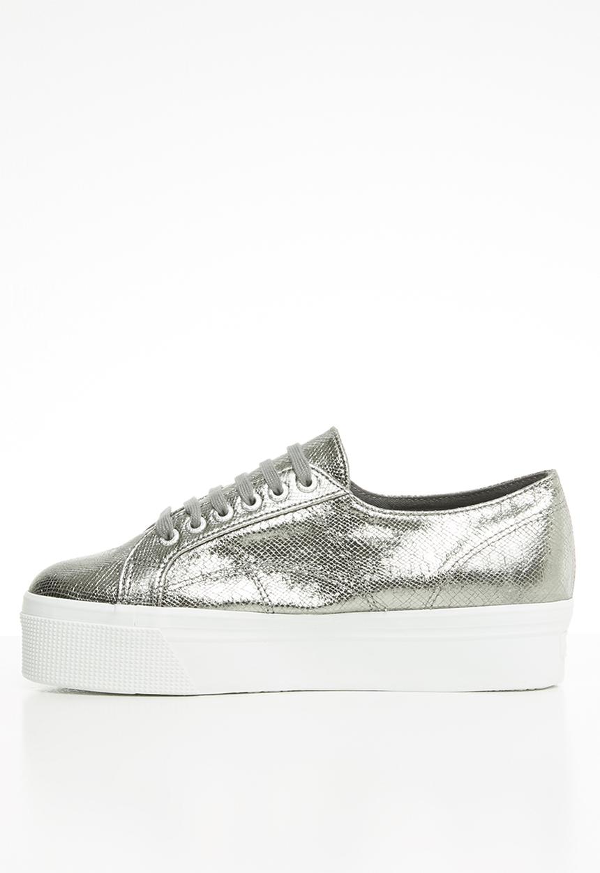 SUPERGA - 2790 Synthetic metallic snake - grey dk