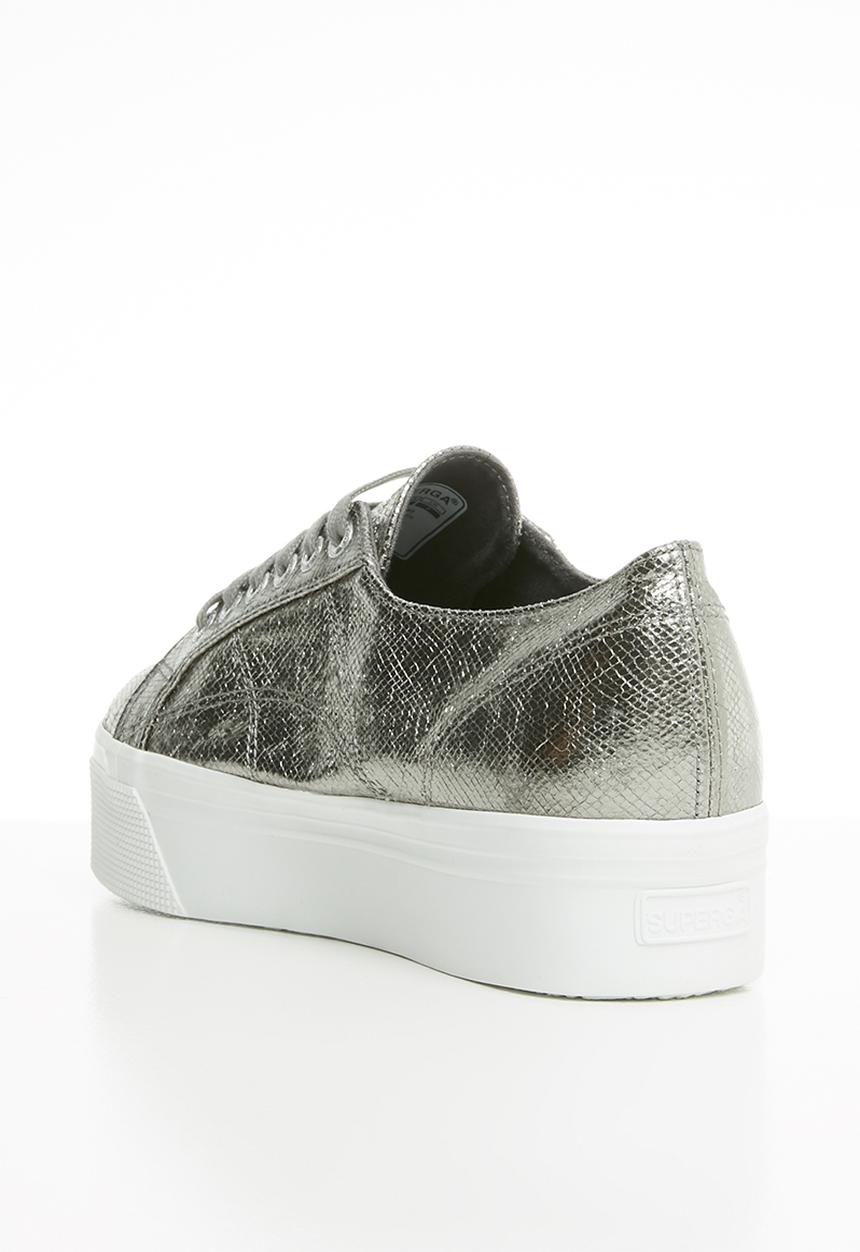 SUPERGA - 2790 Synthetic metallic snake - grey dk