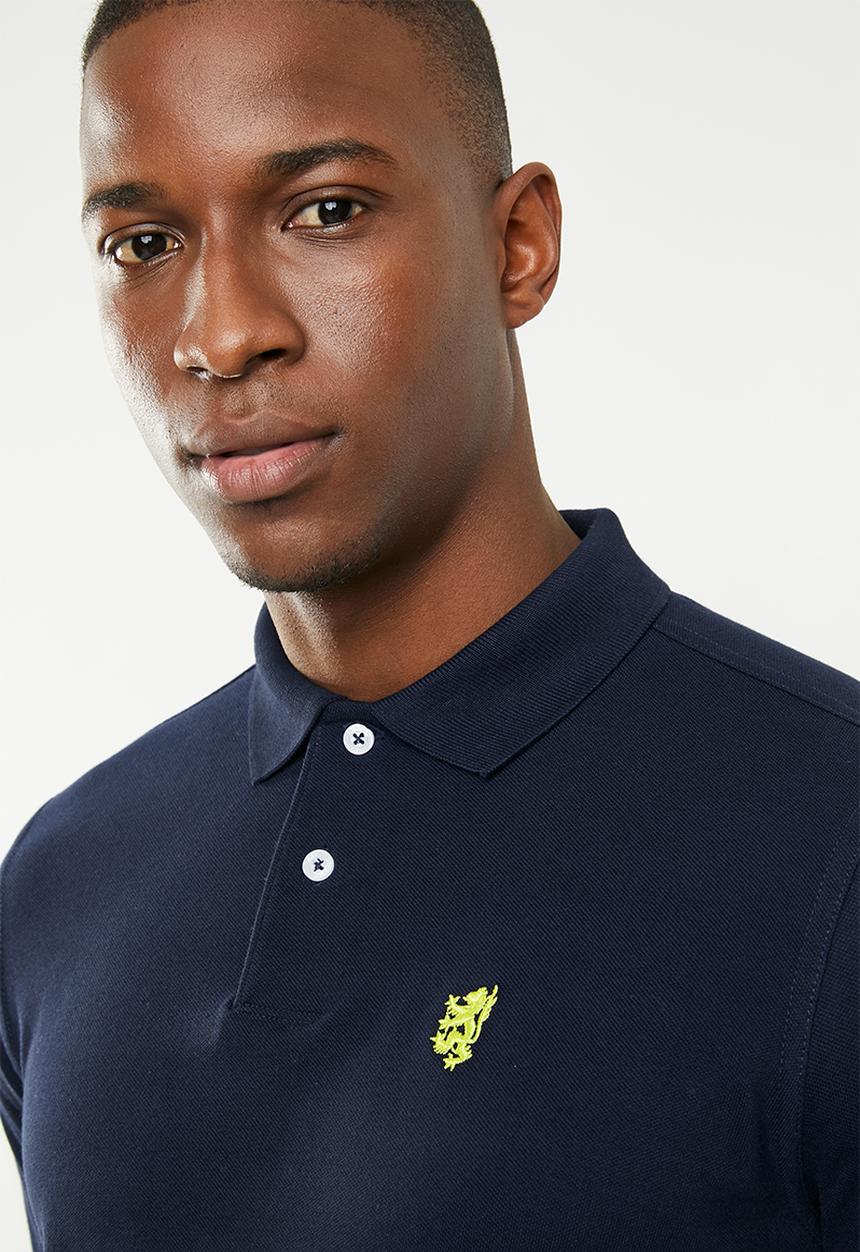 Pringle of Scotland - St Augustine polo - navy