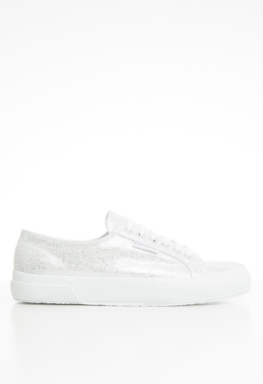 SUPERGA - 2750 jersey frosted soft glitter - white grey silver
