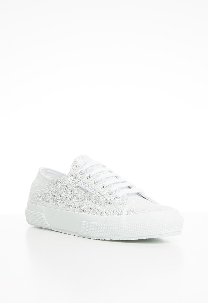 SUPERGA - 2750 jersey frosted soft glitter - white grey silver