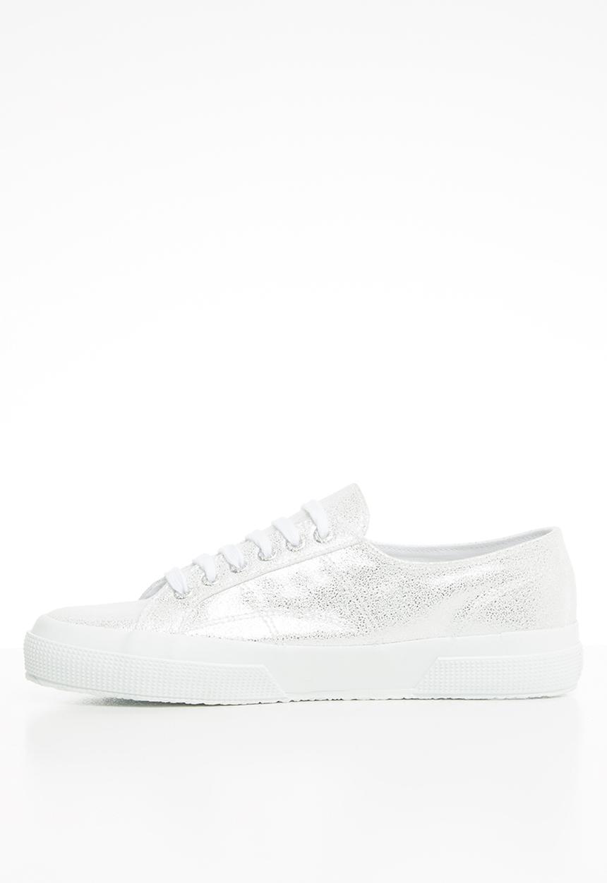 SUPERGA - 2750 jersey frosted soft glitter - white grey silver