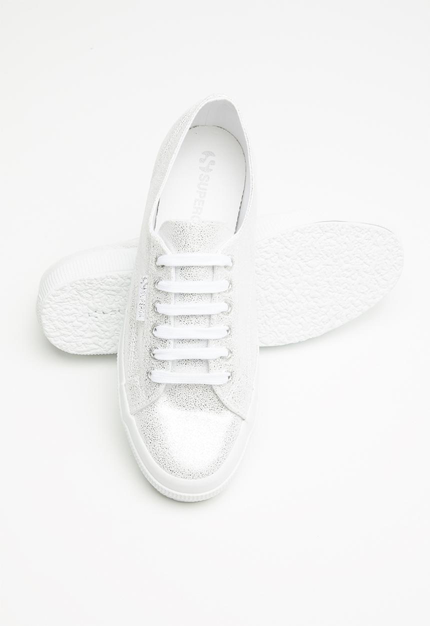 SUPERGA - 2750 jersey frosted soft glitter - white grey silver