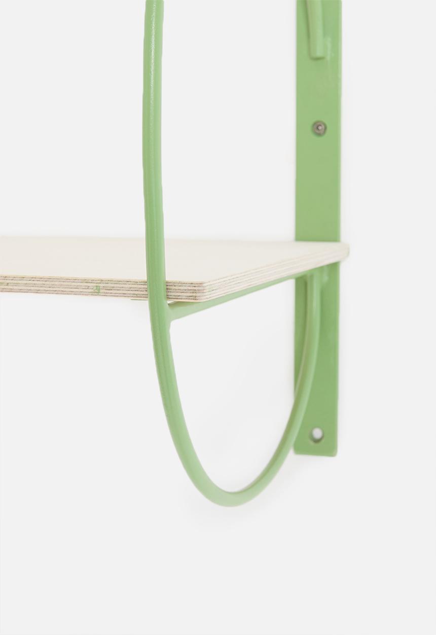 Sixth Floor - Rounded shelf - green