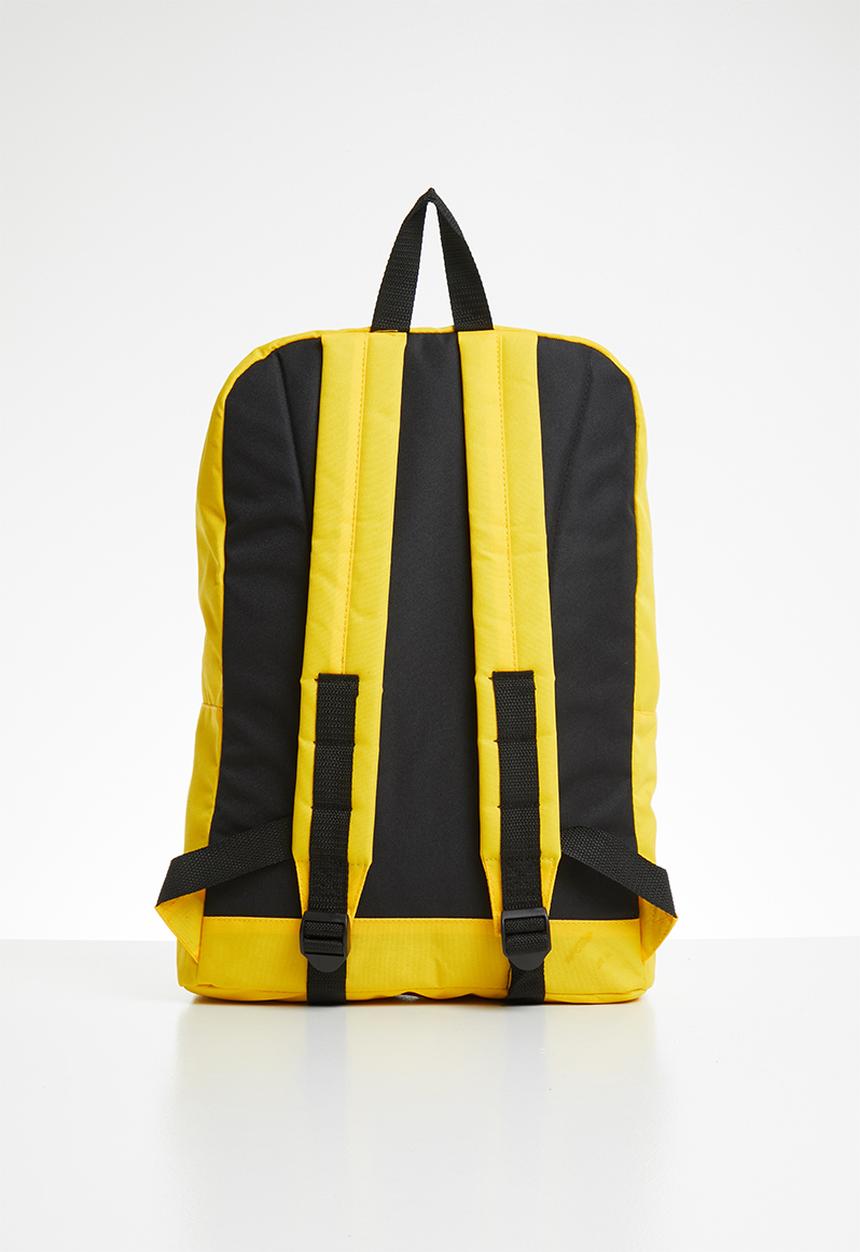Jack & Jones - Blocking backpack - yellow & black