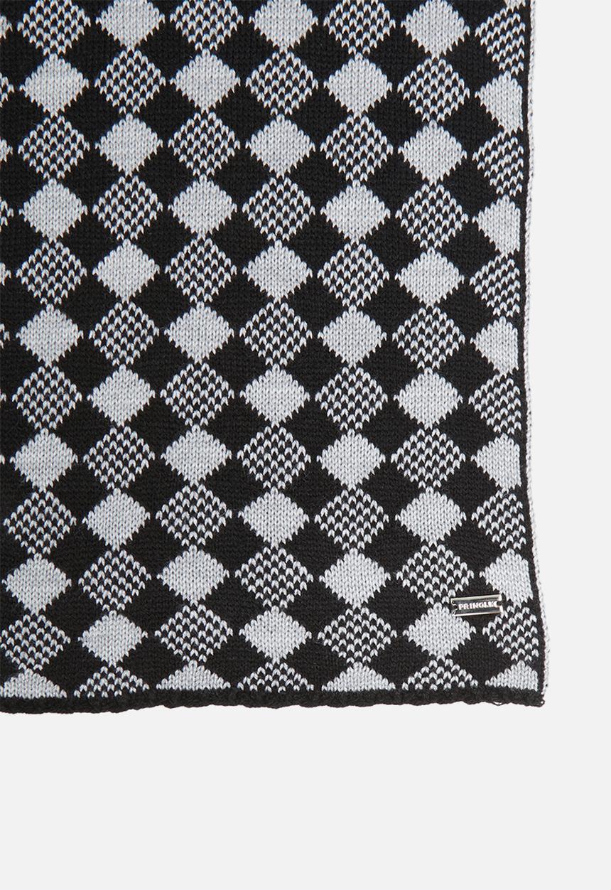 Pringle of Scotland - Shelley diamond scarf - black