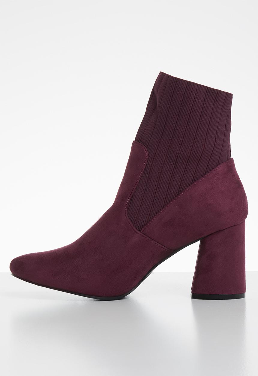 Superbalist - Piper ankle boot - burgundy
