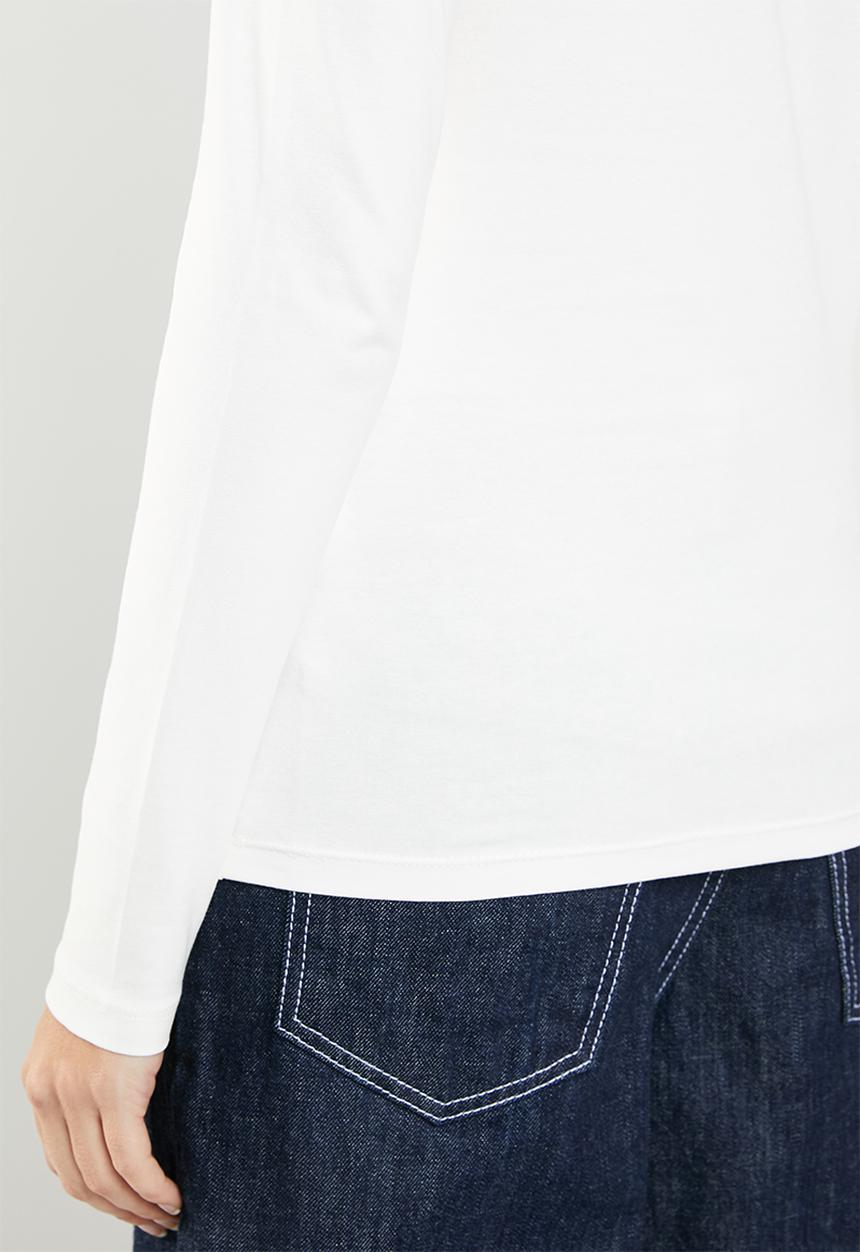 MANGO - Long sleeve T-shirt - white