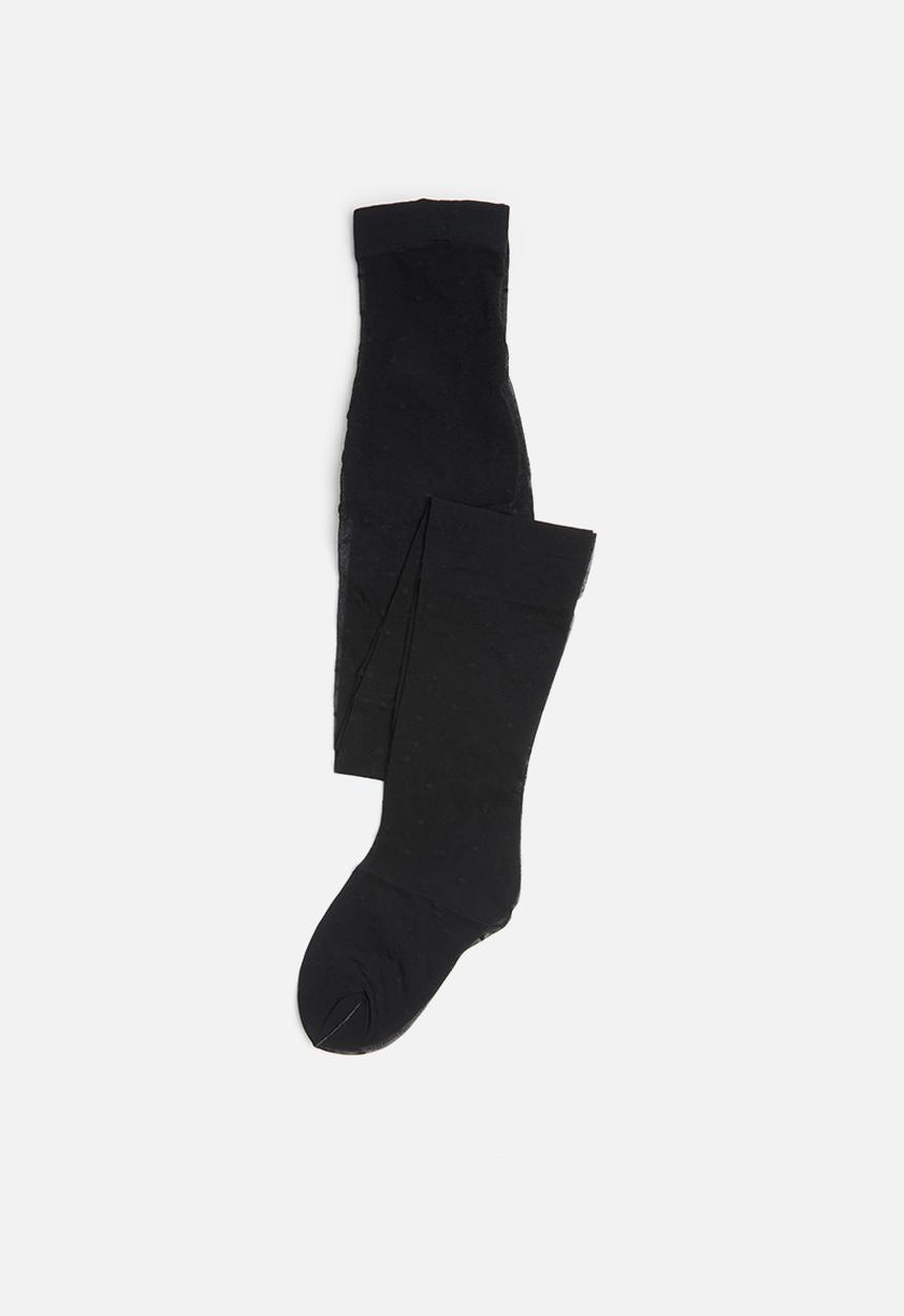 Falke - Falke dot pantihose - black
