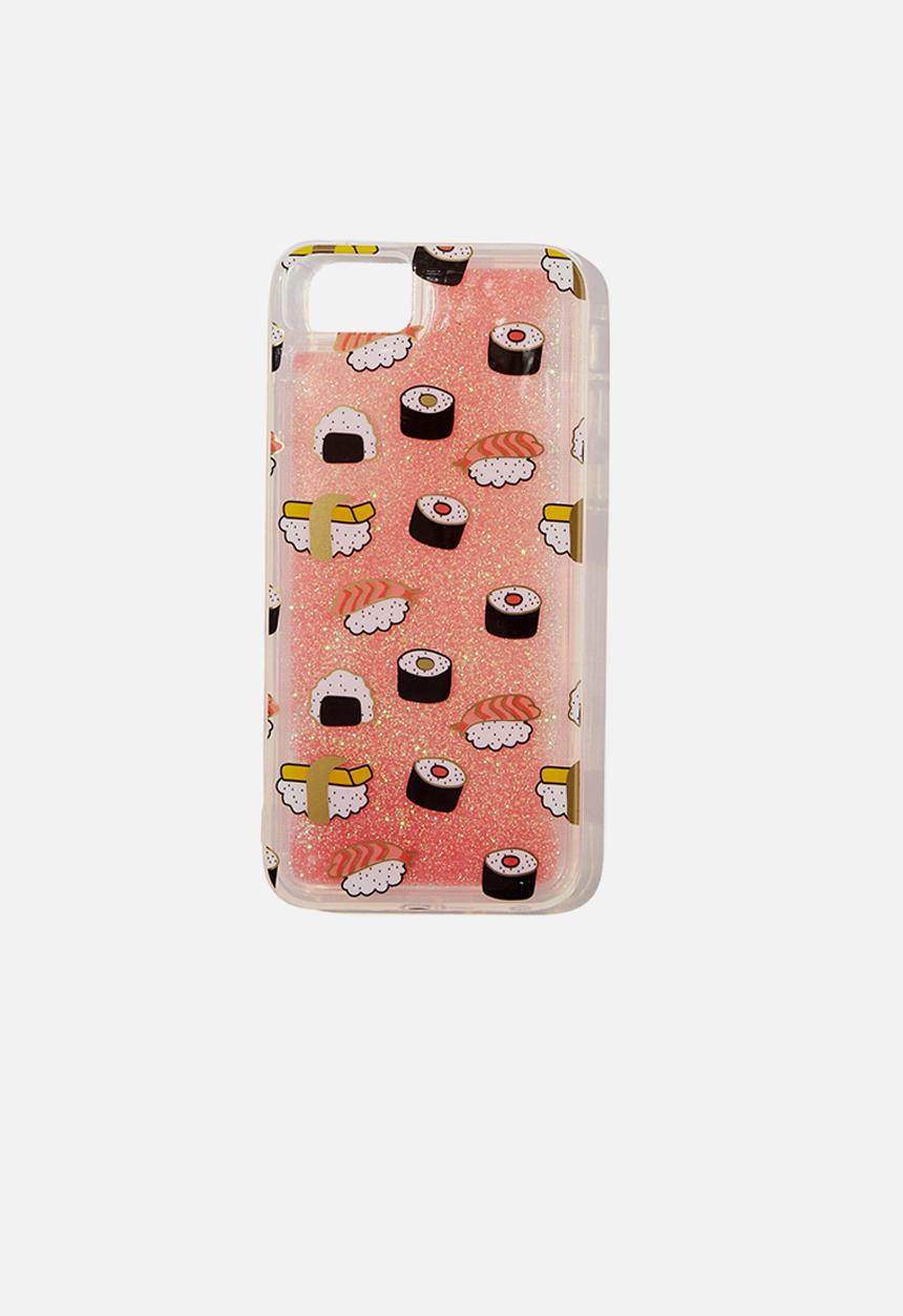 Typo - Shake it iphone sushi case 6,7,8 - pink