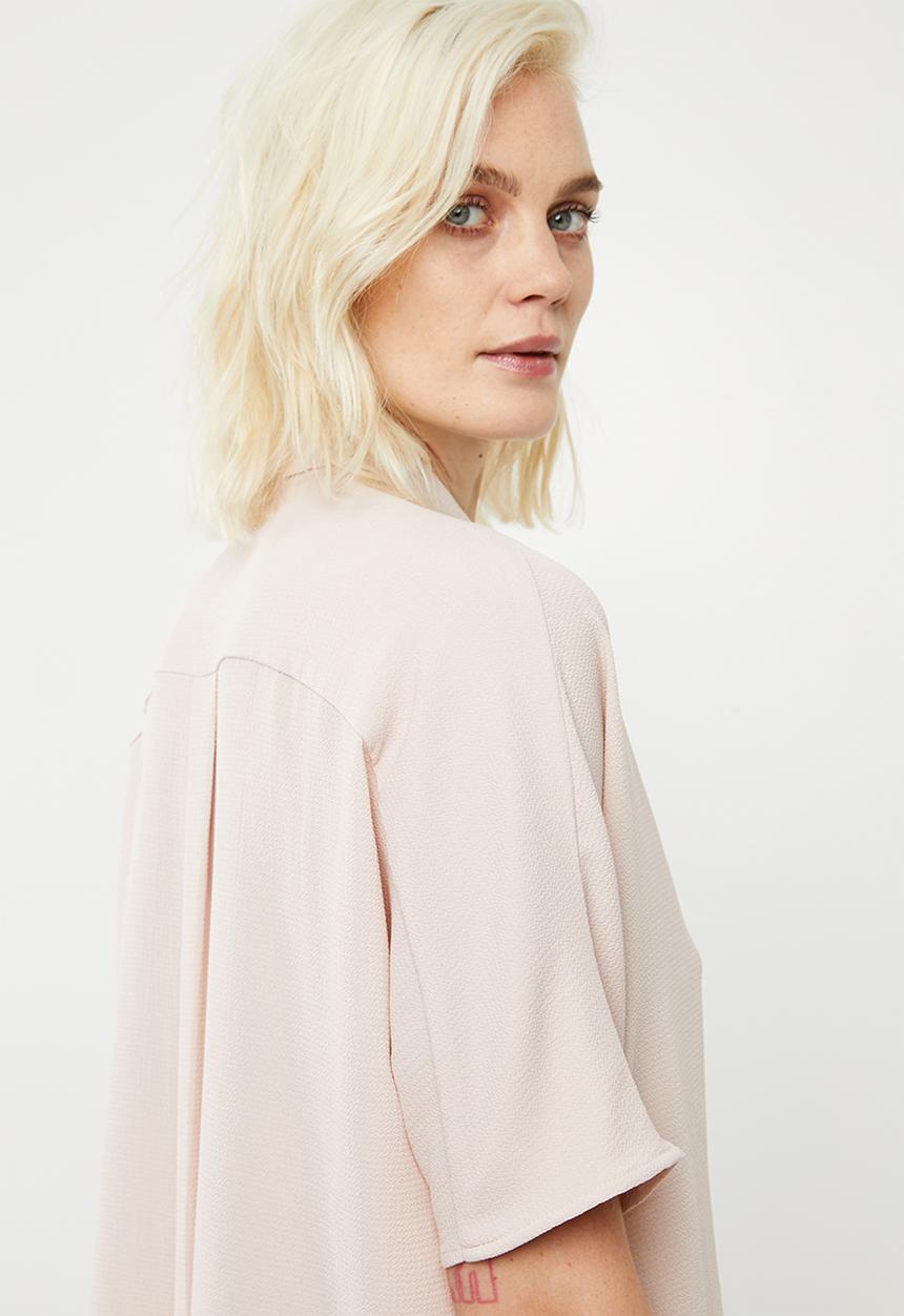 Superbalist - Georgette boxy shirt - pink
