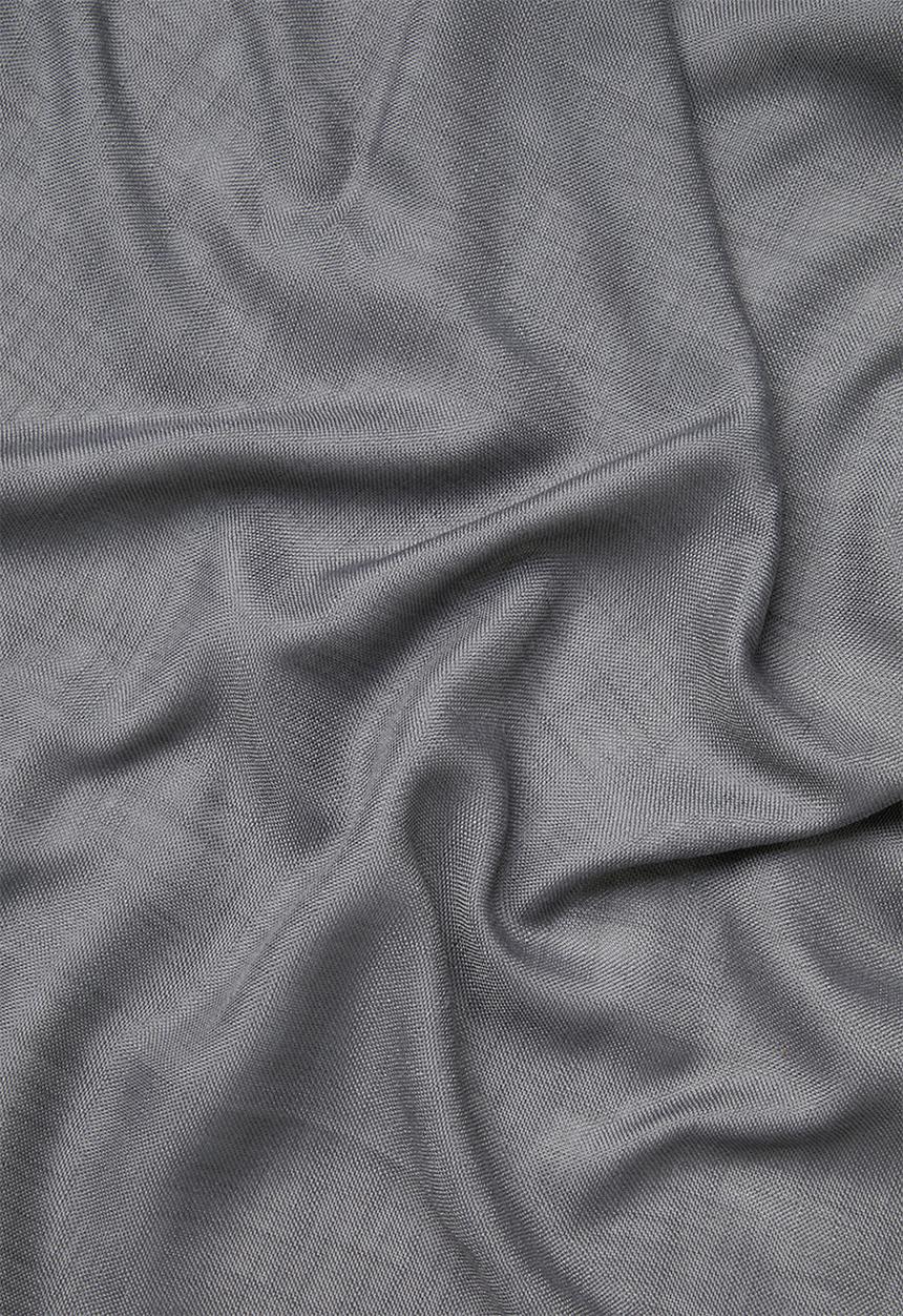 Sixth Floor - Slub lined eyelet curtain 2 pack - charcoal
