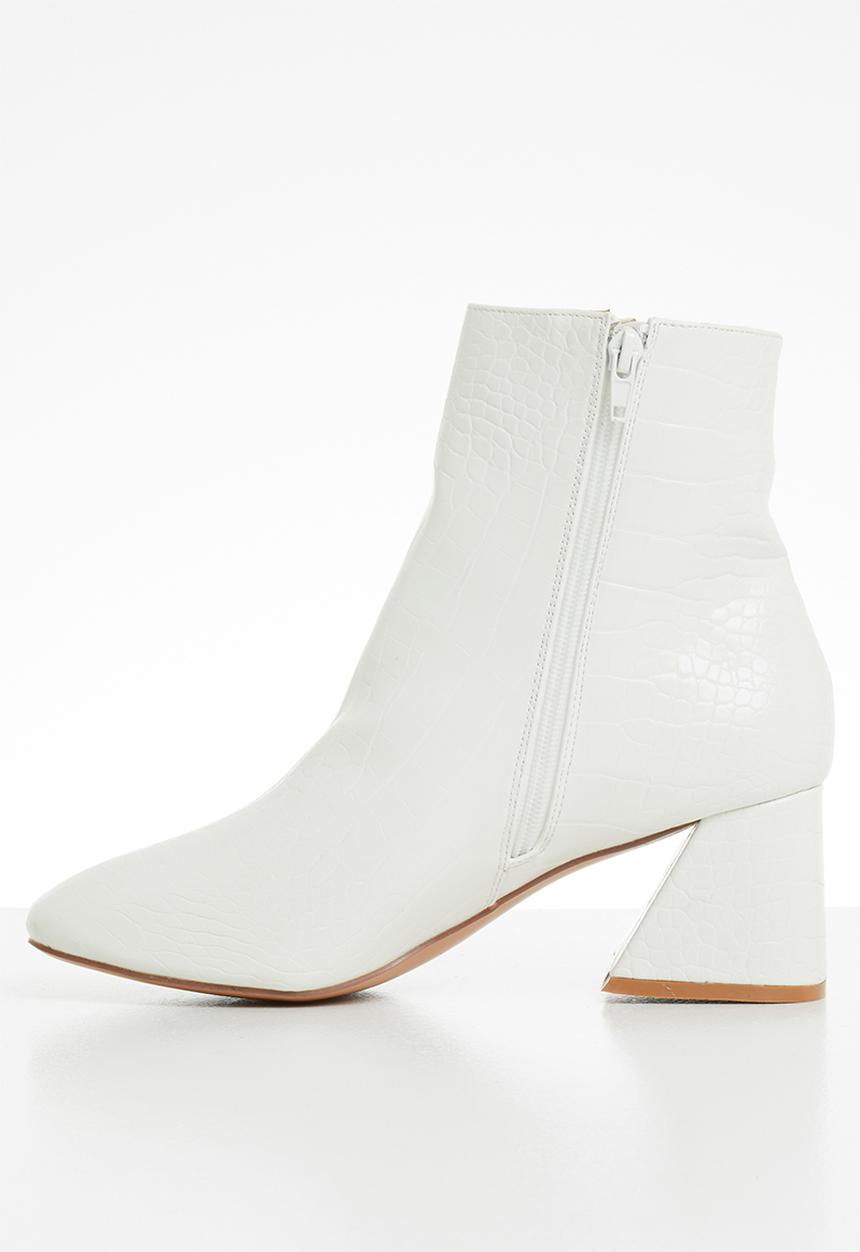 Public Desire - Bff ankle boot - white