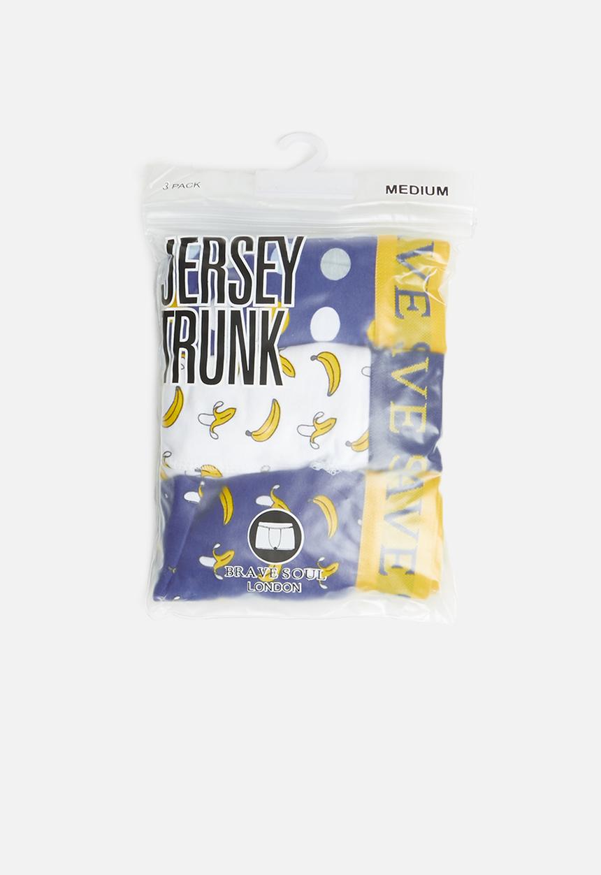 Brave Soul - 3 pack banana boxers - multi