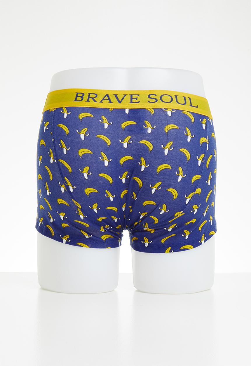 Brave Soul - 3 pack banana boxers - multi