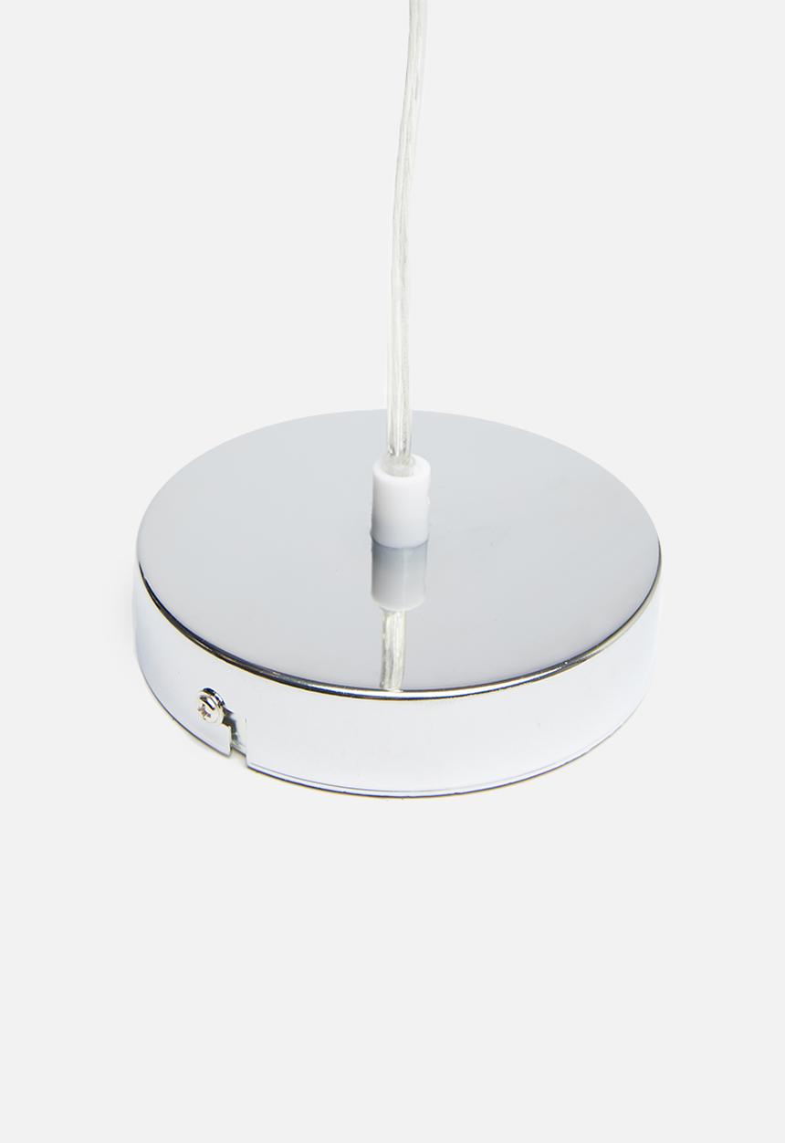 Sixth Floor - Smoke globe pendant