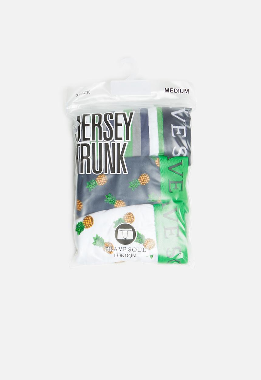 Brave Soul - 3 pack tropic boxers - multi