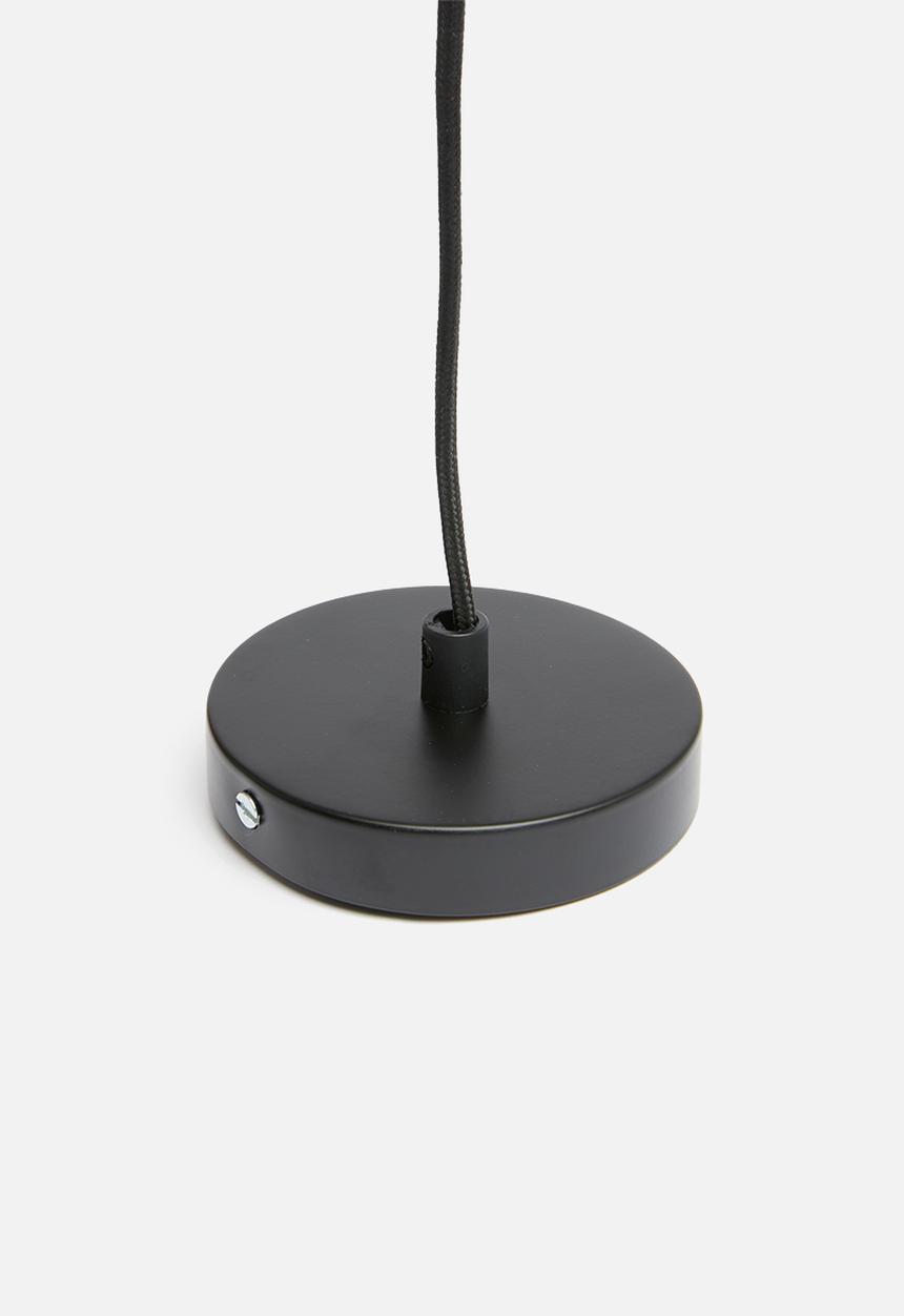 Sixth Floor - Lone pendant - wood/brass