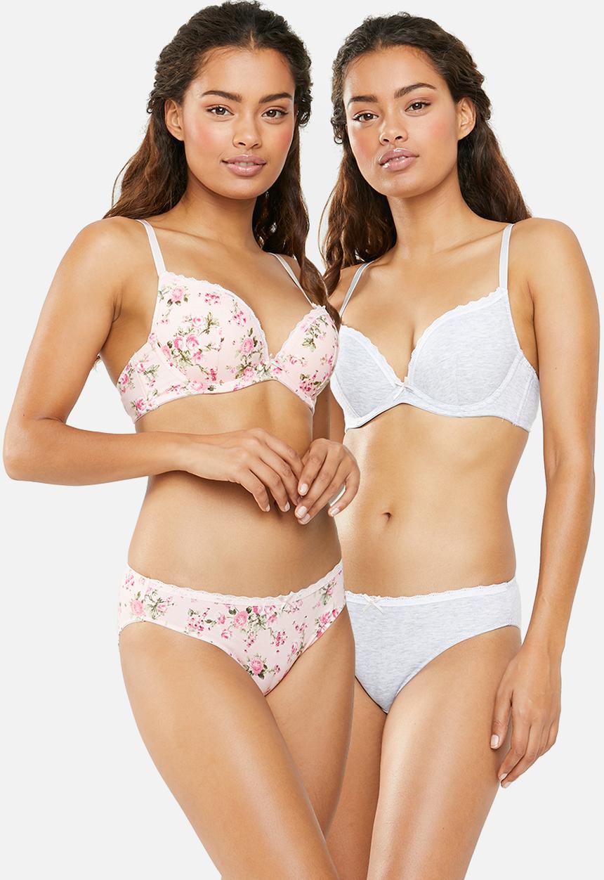 DORINA - Joyce  2 pack push up pluge bra - multi 