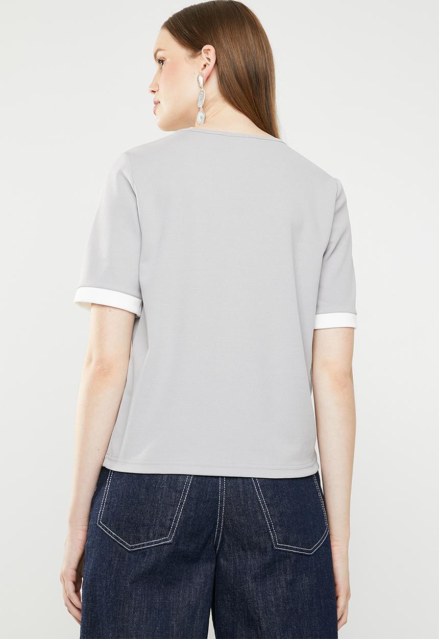 STYLE REPUBLIC - Athleisure T-shirt - grey