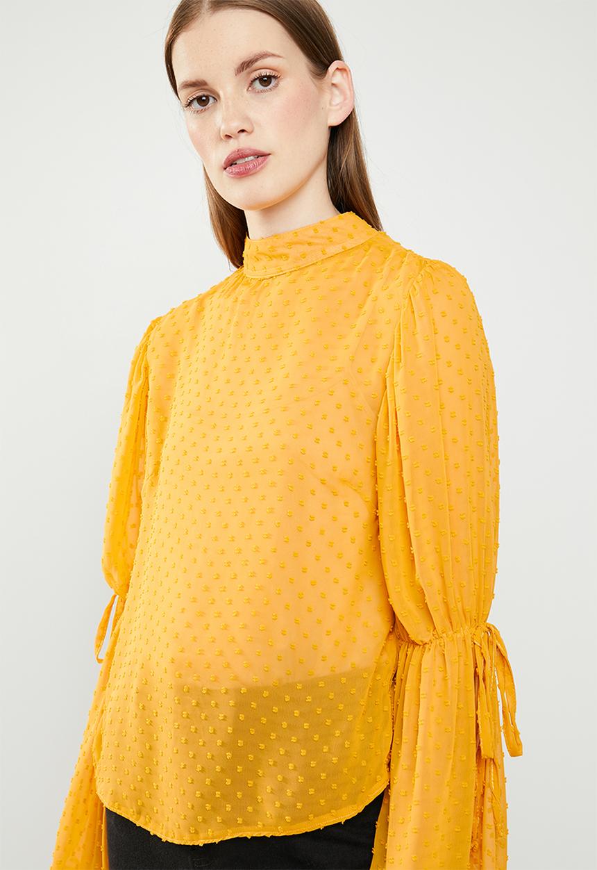 STYLE REPUBLIC - Volume sleeve blouse - yellow