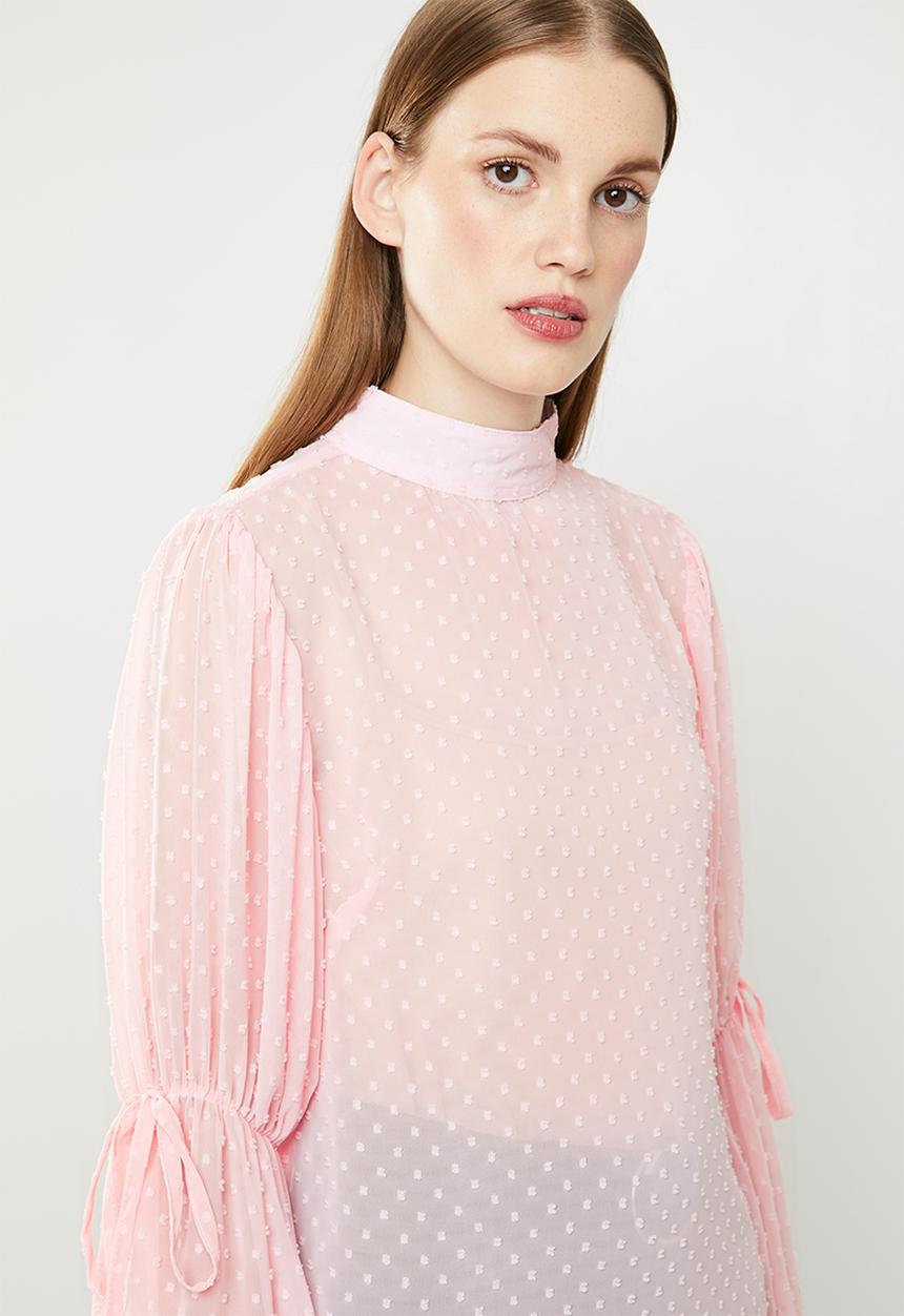 STYLE REPUBLIC - Volume sleeve blouse - pink