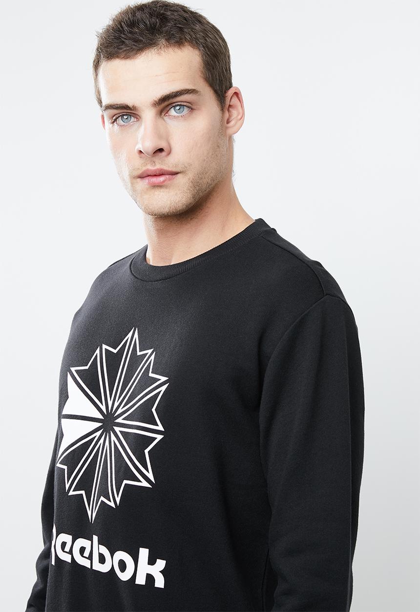 Reebok Classic - Ac ft big starcrest crew - black