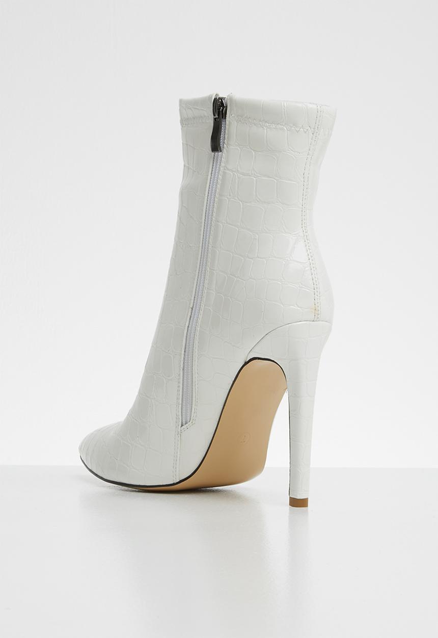 Public Desire - Revive ankle boot - white