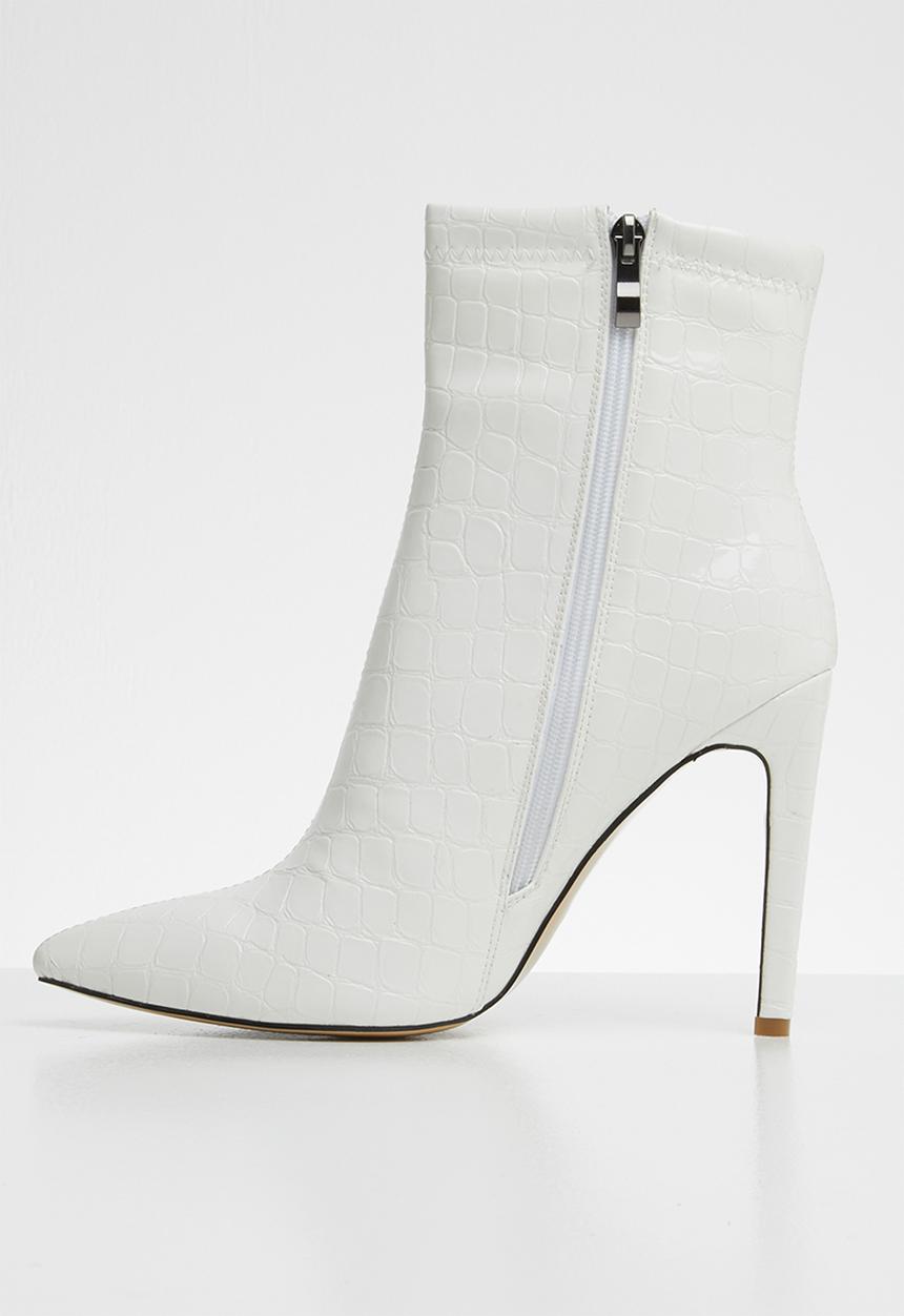 Public Desire - Revive ankle boot - white