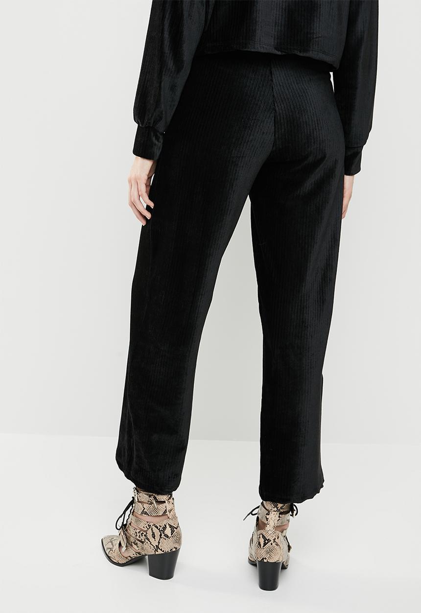 Superbalist - Velour culottes - black
