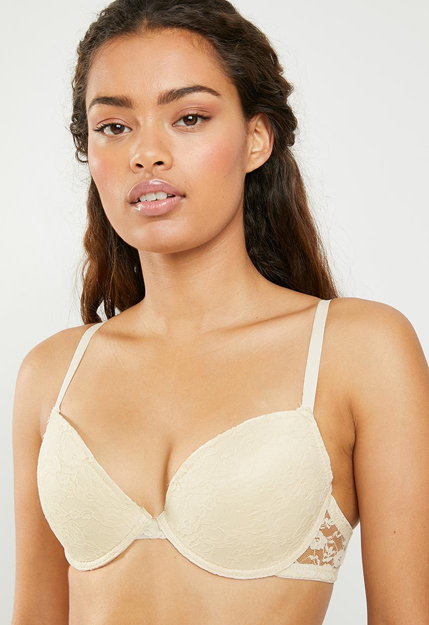 Superbalist - Lace T-shirt bra - cream 