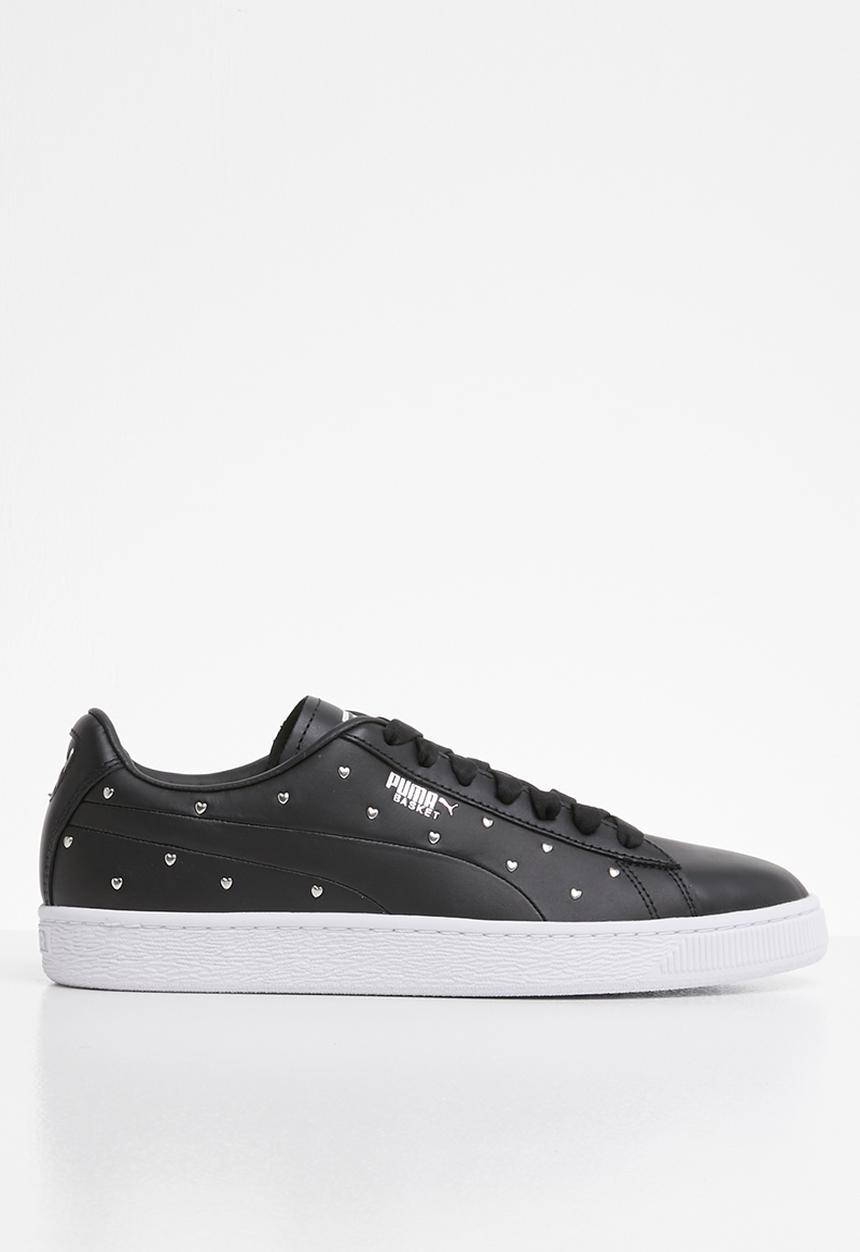 PUMA - Basket Studs - Puma black-Puma silver
