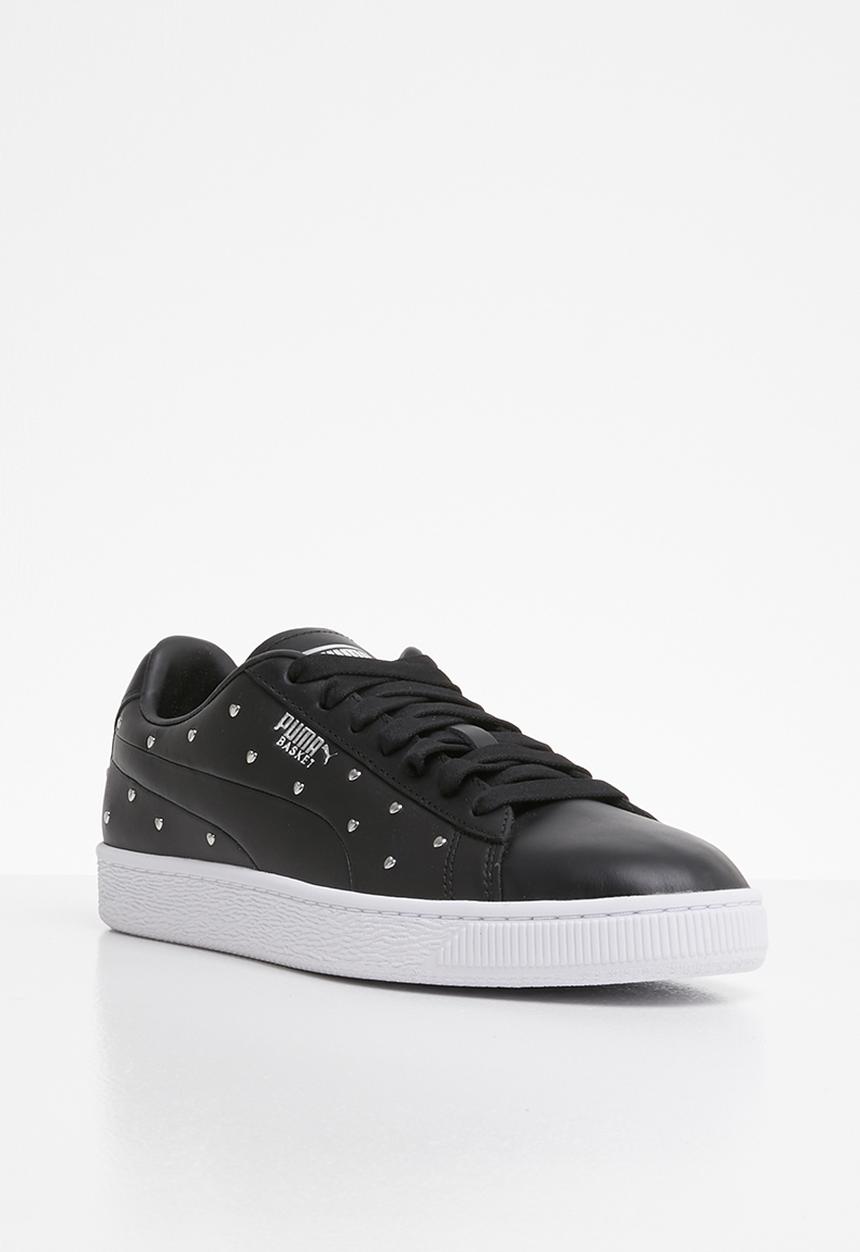 PUMA - Basket Studs - Puma black-Puma silver