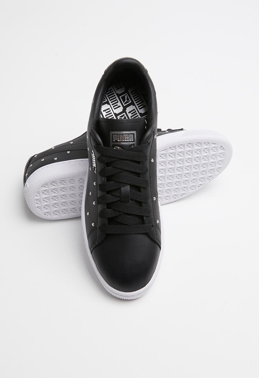 PUMA - Basket Studs - Puma black-Puma silver