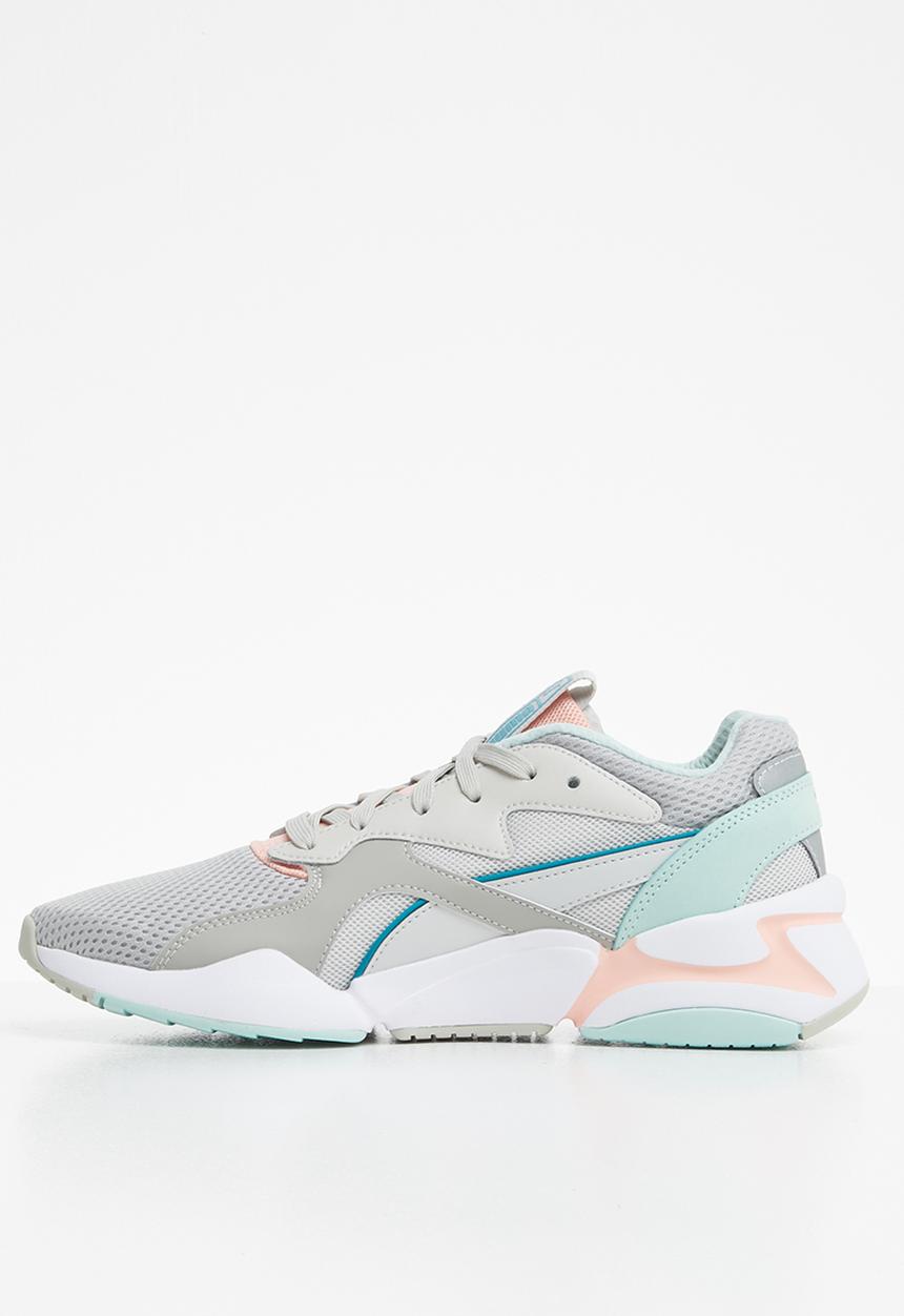 PUMA - Nova Mesh - Gray violet-peach bud